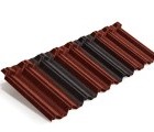 Композитная черепица Metrotile MetroClassic красно-черный