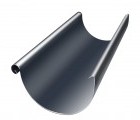 Желоб полукруглый 125 мм 3 м RAL 7024 мокрый асфальт