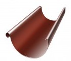Желоб полукруглый 125 мм 3 м RAL 8004 терракота