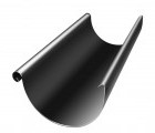 Желоб полукруглый 125 мм 3 м RAL 9005 черный