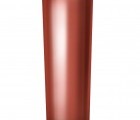 Труба круглая 90 мм 3 м RAL 8004 терракота