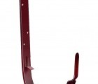 Крюк длинный Optima 125мм RAL 3005 красное вино