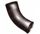 Колено стока Optima 90мм RAL 8017 шоколад