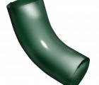 Колено 60 град 90 мм RAL 6005 зеленый мох