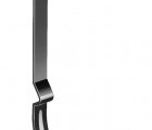 Крюк длинный полоса 125 мм RAL 9005 черный