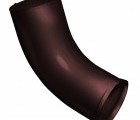 Колено стока 100 мм RAL 8017 шоколад