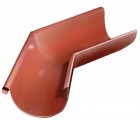 Угол желоба внешний 135 гр 125 мм RAL 8004 терракота