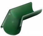 Угол желоба внешний 135 гр 125 мм RAL 6005 зеленый мох