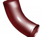 Колено стока 90 мм RAL 3011 коричнево-красный