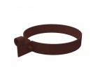 Хомут трубы ПВХ Grand Line шоколадный (RAL 8017)