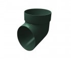 Колено сливное ПВХ Grand Line зелёный (RAL 6005)