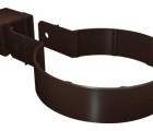 Хомут трубы Kliker ПВХ Grand Line Premium коричневый (инд.упак.) (RR 32)