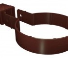 Хомут трубы Kliker ПВХ Grand Line Premium шоколадный (инд.упак.) (RAL 8017)