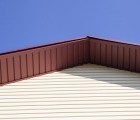 Софит металлический без перфорации 0,5 Quarzit lite с пленкой RAL 7024 мокрый асфальт