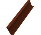 Декоративная накладка на столб жалюзи Milan,Tokyo 0,5 Velur RAL 3009 оксидно-красный