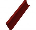 Декоративная накладка на столб жалюзи Milan,Tokyo 0,45 PE с пленкой RAL 3011 коричнево-красный