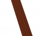Крепежная планка жалюзи Milan,Tokyo 0,45 PE с пленкой RAL 3009 оксидно-красный