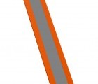 Крепежная планка жалюзи Milan,Tokyo 0,45 PE с пленкой RAL 2004 оранжевый