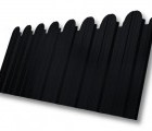 Профнастил С10B фигурный 0,45 Drap RAL 9005 черный