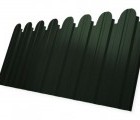 Профнастил С10B фигурный Grand Line 0,5 GreenCoat Pumatt с пленкой RR 11 (RAL 6020)