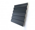 Профнастил С20А 0,5 GreenCoat Pural BT, matt RR 23 темно-серый (RAL 7024 мокрый асфальт)