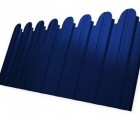 Профнастил С10B фигурный 0,45 PE RAL 5002 ультрамариново-синий