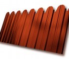 Профнастил С10B фигурный 0,45 PE RAL 2004 оранжевый
