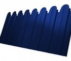 Профнастил С10B фигурный 0,45 PE с пленкой RAL 5002 ультрамариново-синий