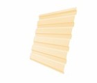 Профнастил С20А 0,5 Satin с пленкой RAL 1015 светлая слоновая кость