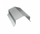 Парапетная крышка угольная 250мм 0,45 PE с пленкой RAL 7005 мышино-серый