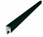 Планка П-образная заборная 17 0,4 PE с пленкой RAL 6005 зеленый мох