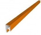 Планка П-образная заборная 17 0,45 PE с пленкой RAL 2004 оранжевый