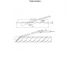 Металлочерепица МП Ламонтерра-ТУ (ПЭ-01-1014-0.45)