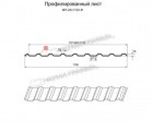 Профнастил МП-20x1100-R NormanMP (ПЭ-01-3005-0,5)