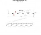 Профнастил МП-35x1035-B NormanMP (ПЭ-01-8004-0,5)